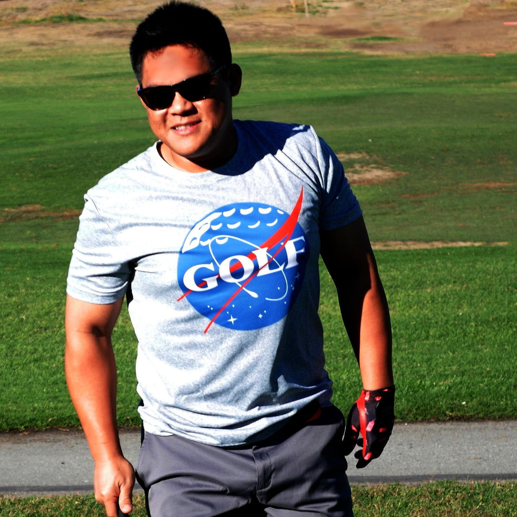 Space Golf Performance T-Shirt